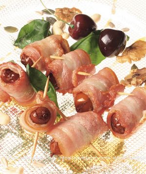 dtiles y mini salchichas con bacon