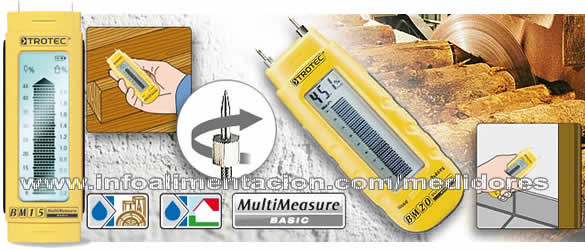 Medidor de temperatura, humedad y punto de condensación. Trotec